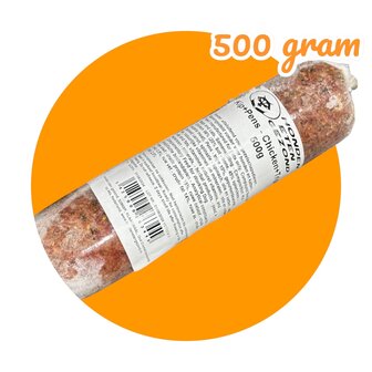 Honden Eten Gezond Kip/Pens 500 gram