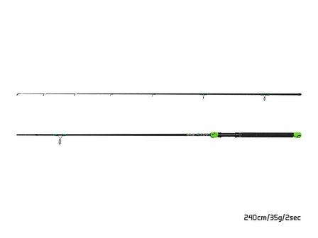 Delphin GreenCODE spinhengel  2,40 meter det.5