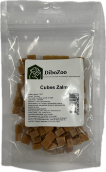 DiboZoo hondensnack cubes zalm 100 gram