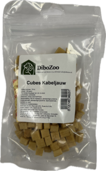 DiboZoo hondensnack cubes kabeljauw 100 gram