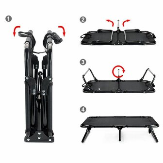 Hondenstretcher zwart 120x80 cm det.2