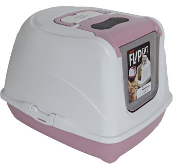 Flip Cat Kattenbak Jumbo zacht roze 57 cm