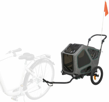 Trixie hondenfietskar met vering large tot 45 kg  det.2