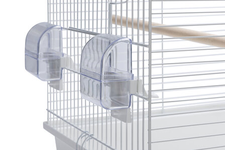 Vogelkooi Big Iza 3 Open Wit det.7