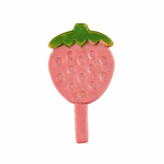 Hondenijs fruit lollie aardbei
