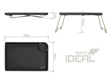 Delphin iDEAL Bivvy Tafel &ndash; Onmisbaar voor elke karpervisser