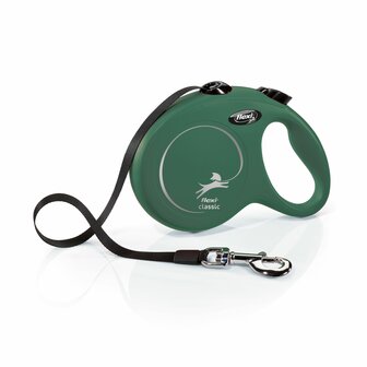 Flexi Rollijn Groen &ndash; New Classic Tape | 5 Meter &ndash; S, M of L