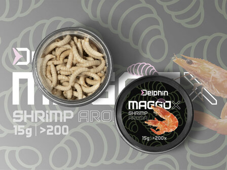 Delphin MaggoX Pop Up garnaal &ndash; Kunstmatige Maden