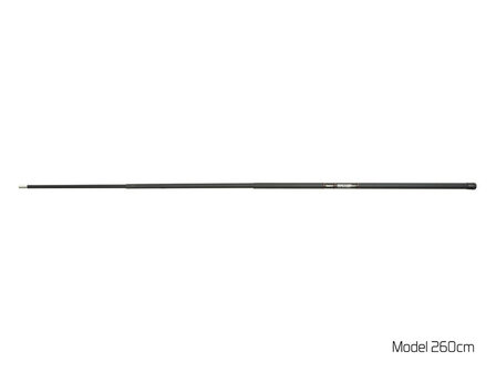 Delphin Mystery NXT schepnetsteel telescopisch 260 cm carbon
