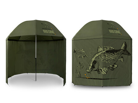 Delphin BigONE CARP paraplu open &ndash; 250 cm vissersparaplu voor karpervissers