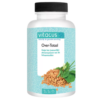 Vitacus Over-Totaal 60 capsules &ndash; voedingssupplement voor hond, kat en paard