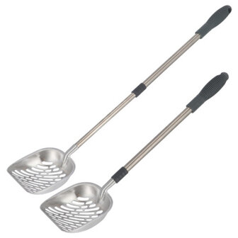 Adori telescopische kattenschep aluminium uitschuifbaar tot 60 cm