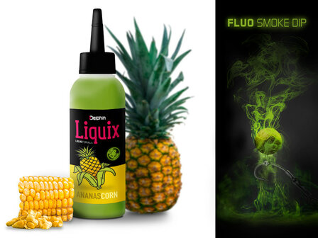 D SNAX LiquiX Corn &amp; Pineapple 100 ml fluorescerende dip voor karper- en feedervissen