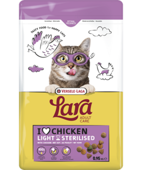 Lara Sterilised Kattenvoer 1,9 kg kip &ndash; voeding voor gesteriliseerde katten