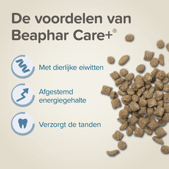 Beaphar Care+ Hamster voeding met omega 3 en 6, spirulina en prebiotica