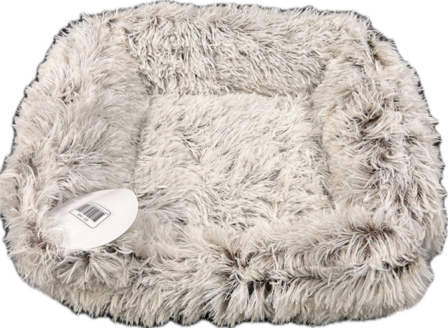 Boon divan fluffy 70x55 cm arctic ivory | Hondenmand