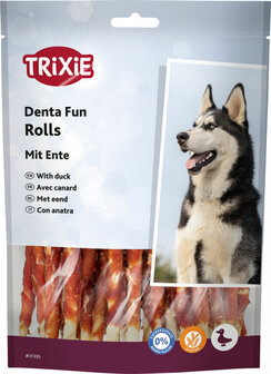 Trixie Honden kauwsticks met eend 12cm 30stuks verpakking