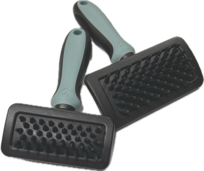 Boon rubberen massageborstel voor hond met korte vacht