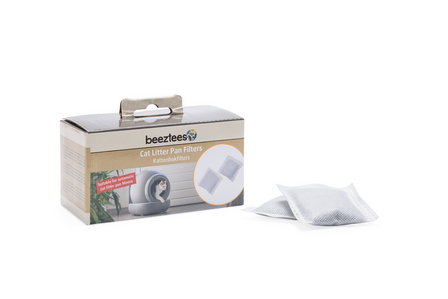 Beeztees Kattenbak Filter Moeza &ndash; set van 12 actieve koolstoffilters voor automatische kattenbak