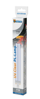 UV PL vervangingslamp 11W G23 23,6 cm 2 pins voor vijver UV-C filter