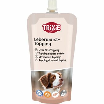 Trixie leverworst topping 300 ml vloeibare snack voor honden