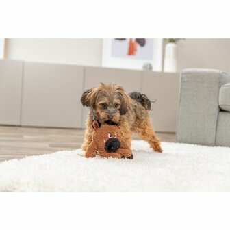Trixie pluche hondenspeeltje Monster 25 cm met geluid &ndash; zacht hondenspeelgoed
