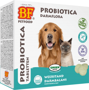 Biofood Probiotica Tabletten 100 stuks voor hond en kat verpakking