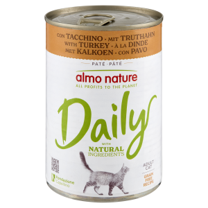 Almo nature daily menu cat kalkoen 400 gram kattenvoer