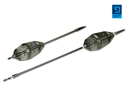 Delphin method feeder met stalen gewicht en quick release systeem verwisselbaar