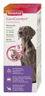 Beaphar CaniComfort kalmerende spray 60 ml met feromonen voor honden tegen stress en reisangst
