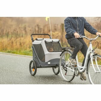 Trixie hondenfietskar en wandelwagen medium