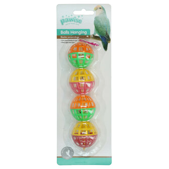 Pawise speelballen voor vogelkooi 16 cm