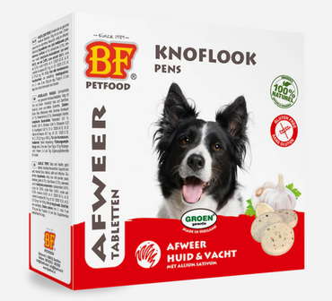 BF Knoflook Pens Tabletten koudgeperste gisttabletten met allicine en pensaroma voor de hond