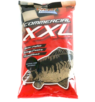 Evezet XXL Natural Groundbait 900 gram verpakking lichtbruin vismeel lokvoer voor witvis en karper