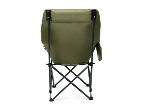 De Delphin WASABI LONGback is een comfortabele, betaalbare opvouwbare stoel met een hoge rugleuning (60 cm) en een traagschuim 