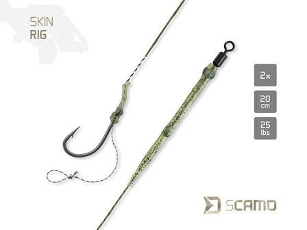 Delphin sCAMO Skin Rig | Gecoate Geknoopte Karper Rig