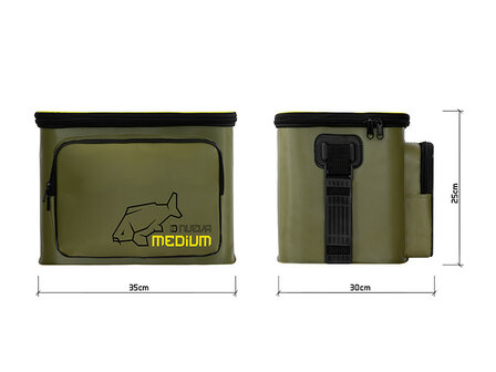 Delphin NuEVA Medium Carryall waterdichte EVA vistas met voorvak en schouderband