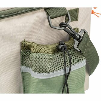 TRIXIE stuur fietsmand groen beige voor kleine hond tot 6 kg met beugelhouder