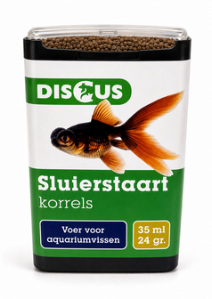 Discus Sluierstaart Korrels Dispencer 35ML