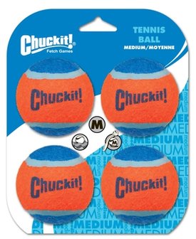 vChuckit-Tennis-Ball-Pack M 4 tennisballen