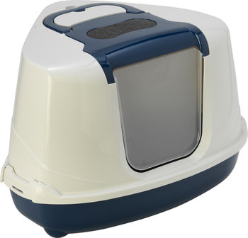 kattenbak Flip Corner blauw