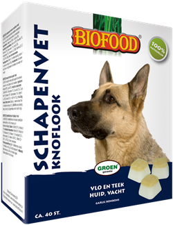 Biofood Schapenvet met knoflook maxi