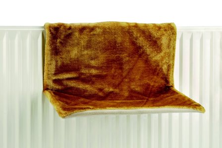 Radiatorhangmat beige geel