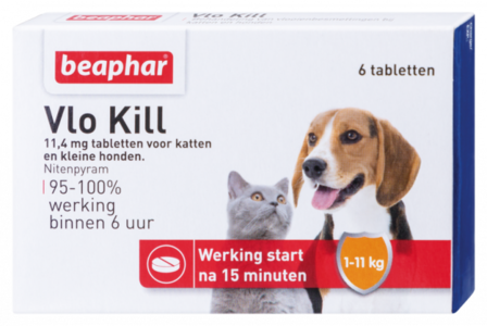 beaphar vlo kill vlooienpil hond kat 