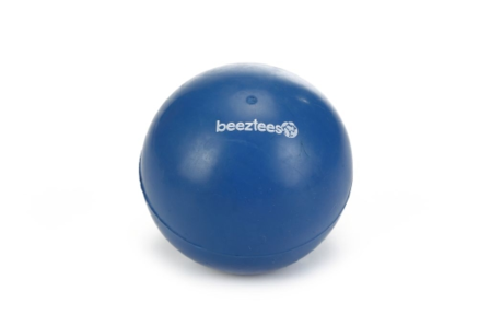 Beeztees rubber bal blauw