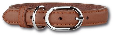 Hondenhalsband leer camel