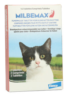 Milbemax Ontworm tabletten kitten