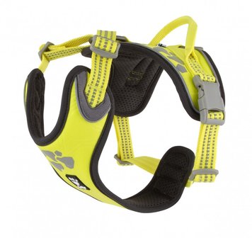 Hurtta Weekend Warrior Neon Lemon Hondentuig 45-60cm