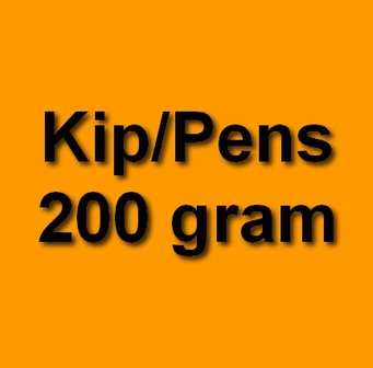 Honden eten gezond Kip Pens 200gram