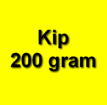 Honden eten gezond kip 200 gram